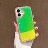Apple 17 mobile phone case for 17PROMAX luminous mobile phone case Quicksand liquid foreign trade explosion 16PRO gradual change