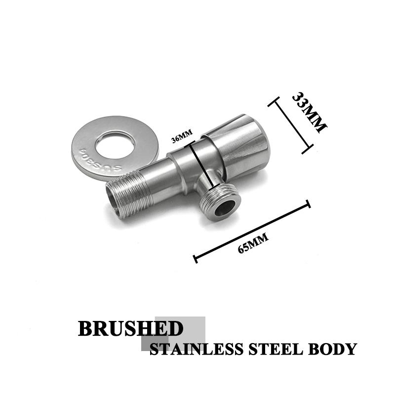 Gebürsteter tragbarer Bidet-Sprayer 304 Edelstahl WC-Bidet-Armatur Kaltes Badezimmer Shattaf-Ventil Jet-Set Einlaufdusche für Po