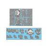 252pcs 8 Sheet Christmas Snowflake Window Cling Stickers For Glass, Xmas Decals Decorations Holiday Snowflake Santa Claus Reindeer Decals For Party