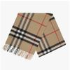 Burberry 8076576 A7026 Check Cashmere Fringe Muffler