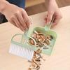 2pcs Mini Desktop Cleaning Set - Compact Dustpan & Brush for Keyboards, Pets, and Tight Spaces - Perfect for Home, Office