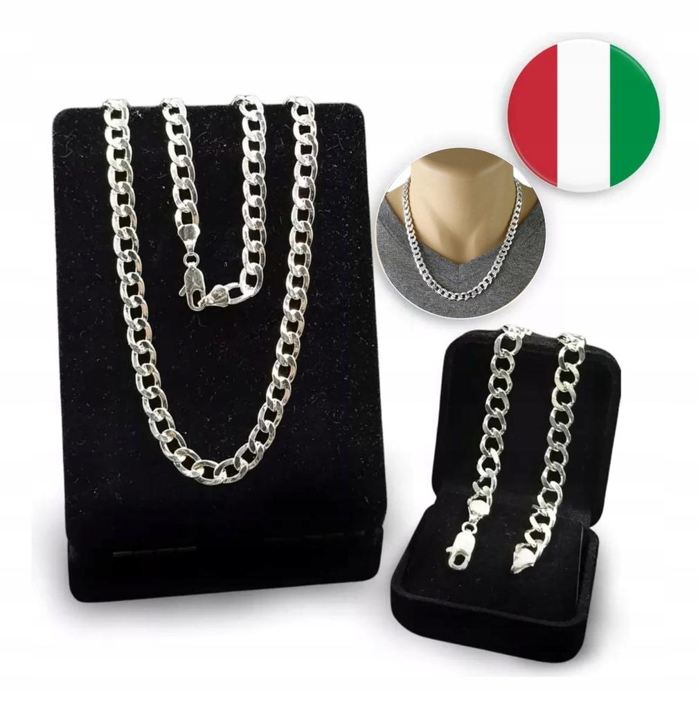 Silver Men' Chain FULL SILVER Chain 925 ITALIAN Armour