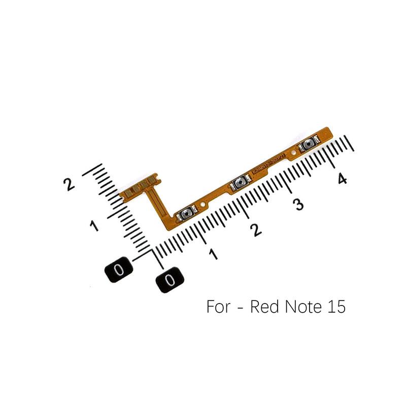 For Redmi Note 13 14 15 13Pro 14Pro 14Pro+ 15Pro Power Button Volume Flex Cable OnOff