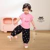 LUSON Baby Girls' Summer Mosquito Repellent Harem Pants