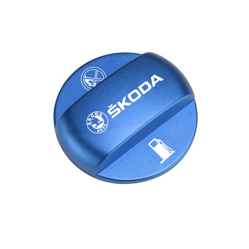 

2025 New Car Fuel Filler Door Cover Fuel Tank Gas Caps Accessories For Skoda Octavia Kodiaq Enyaq iV Kamiq Scala Superb Fabia Ra синий