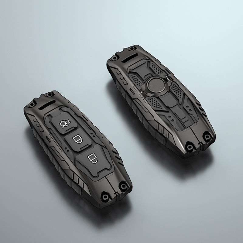For Ford Focus 3 4 ST Mondeo 5 MK5 Mustang F-150 Explorer Edge Fiesta Kuga MK3 4 Zinc Alloy Car Remote Key Case Cover Holder