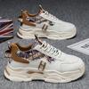 2025 spring men's shoes new breathable little white shoes men's trend versatile platform sports shoes casual dad shoes men