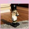 Resin Gentleman Tissue Holder Decor With Cartoon Style For Home Office Use