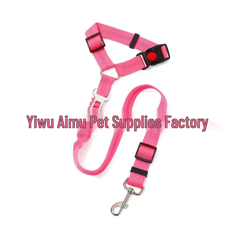 

Adjustable Reflective Dog Safety Leash with Retractable Traction and Explosion-Proof Design 40-60cm Length, 55-75cm Adjustable, 2.5cm Width яркий розовый