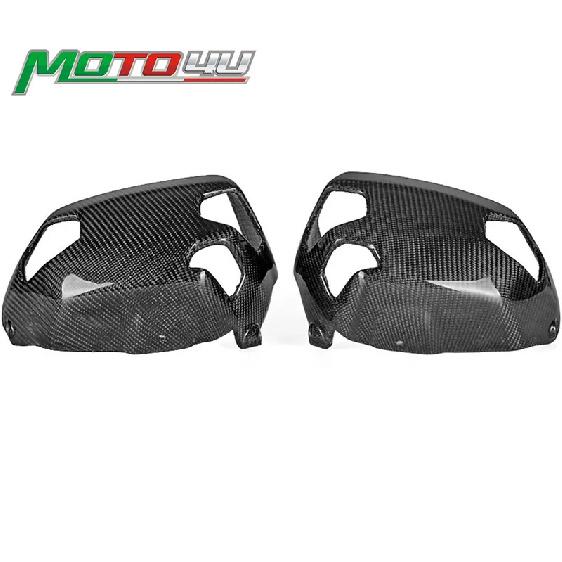 Carbon Fiber Cylinder Head Guards Protector Cover For BMW R NINE T 9t 2014 2015 2016 2017