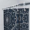 Boho Shower Curtain Floral Nature Pattern Bathroom Decor Vintage Farmhouse Backdrop Waterproof Fabric
