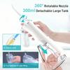 Portable Cordless Water Flosser 4 Cleaning Modes USB Rechargeable 1500mAh Lithium Battery Dental Flosser for Teeth Cleaning Oral Irrigator