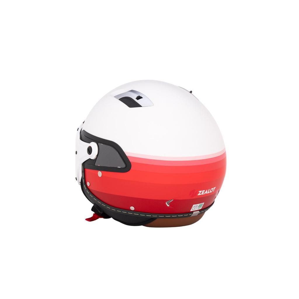 ZEALOT Zillide 2 Inner Shield Matte XS Jet, White/Pink, Size, 51-52cm (JR0017/XS)