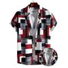 Men's Retro Pattern 3D Print Shirt Button Up Shirt Casual Shirt Summer Shirt Short Sleeve Daily Vacation Clothing