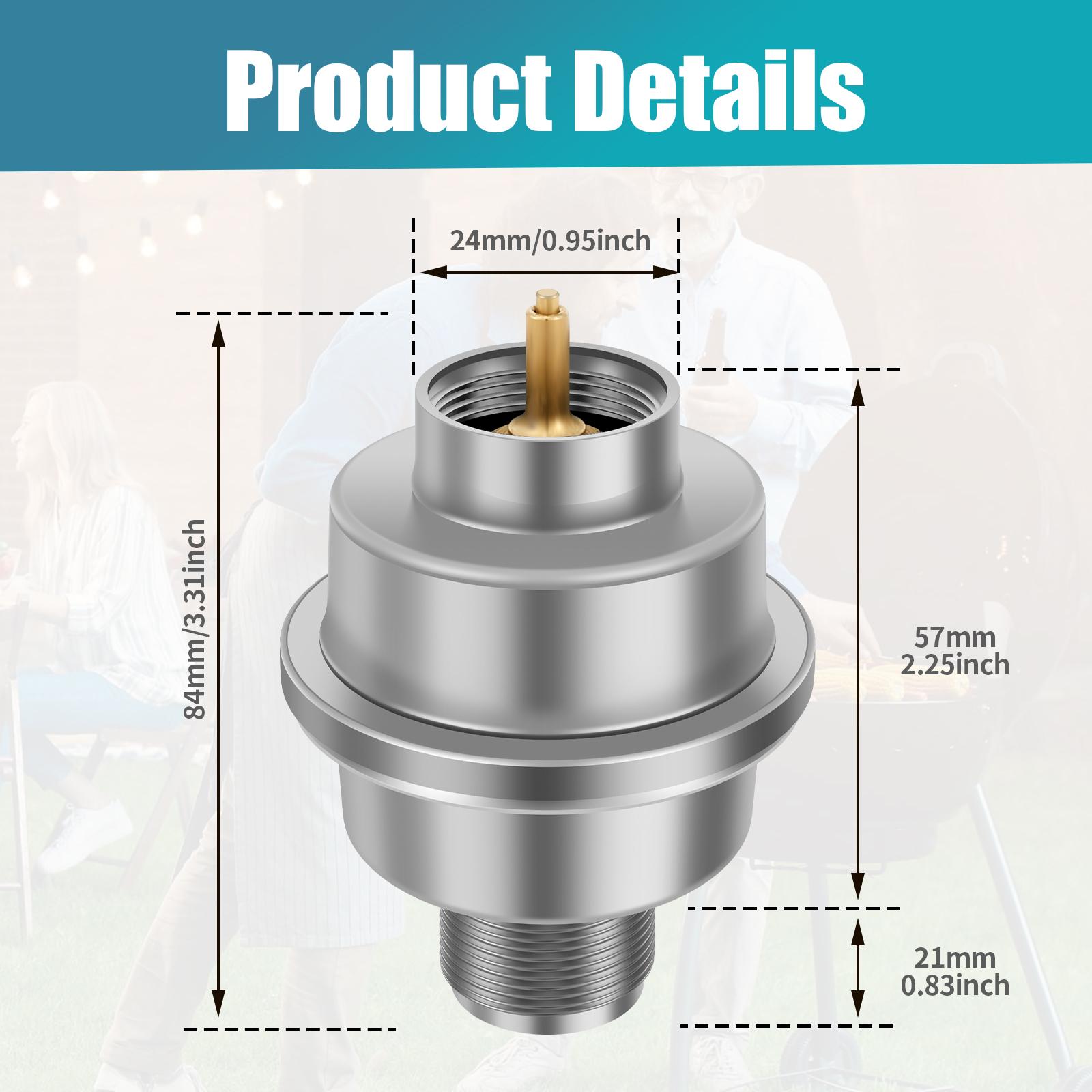 Топливный фильтр для пропана для Mr.Heater Buddy, оцинкованный алюминиевый, фильтр для обогревателя Buddy, аксессуары для Big Buddy/Portable Buddy U.S. Specifications