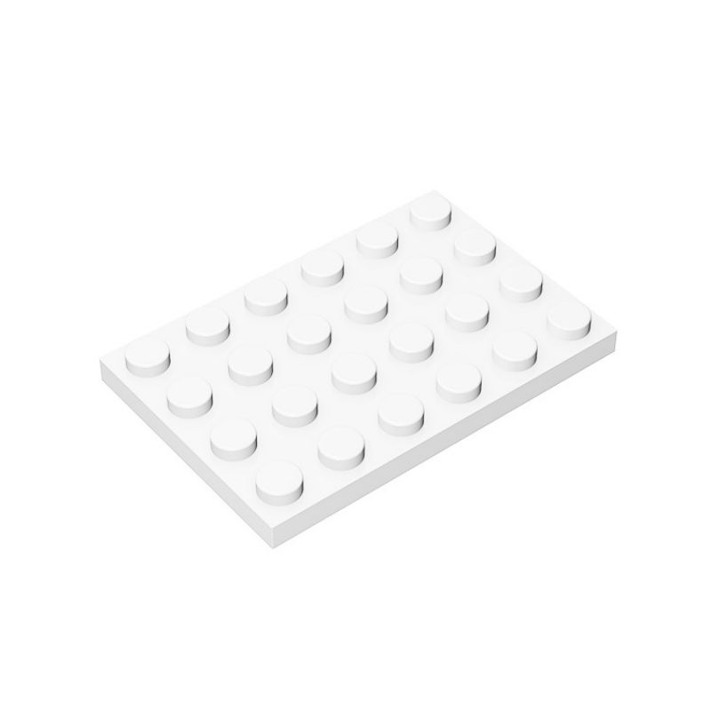 

MOC 10 шт. 3032 Пластина 4x6 Набор Строительных Блоков Высокотехнологичная Плата с Шинами Световая Панель Кирпичики Частицы Игрушки Подарок на День Рождения Ребенку