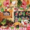 Christmas Theme Hanging Ornaments for Tree Decorations, Party Supplies and Photo Props (Set of 60, 30 Styles 2 Each)