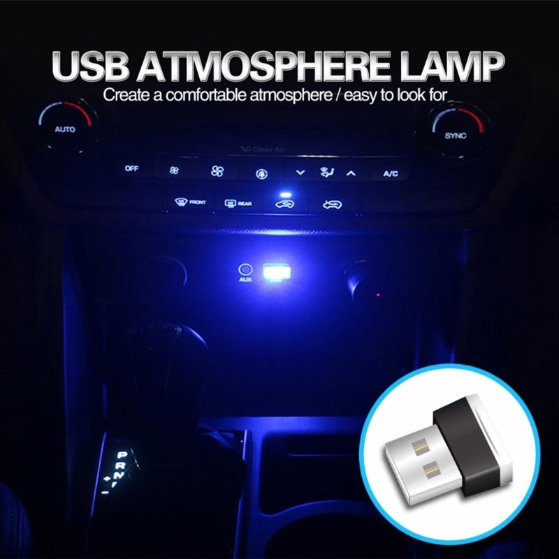 USB LED Car Interior Atmosphere Roof Star Night Light Lamp Projector Light Decor