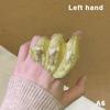 Irregular Texture Ring, Exaggerated Knuckle Ring, Artistic Wide-Band Ring, 3D Pleated Texture Design Adjustable Ring