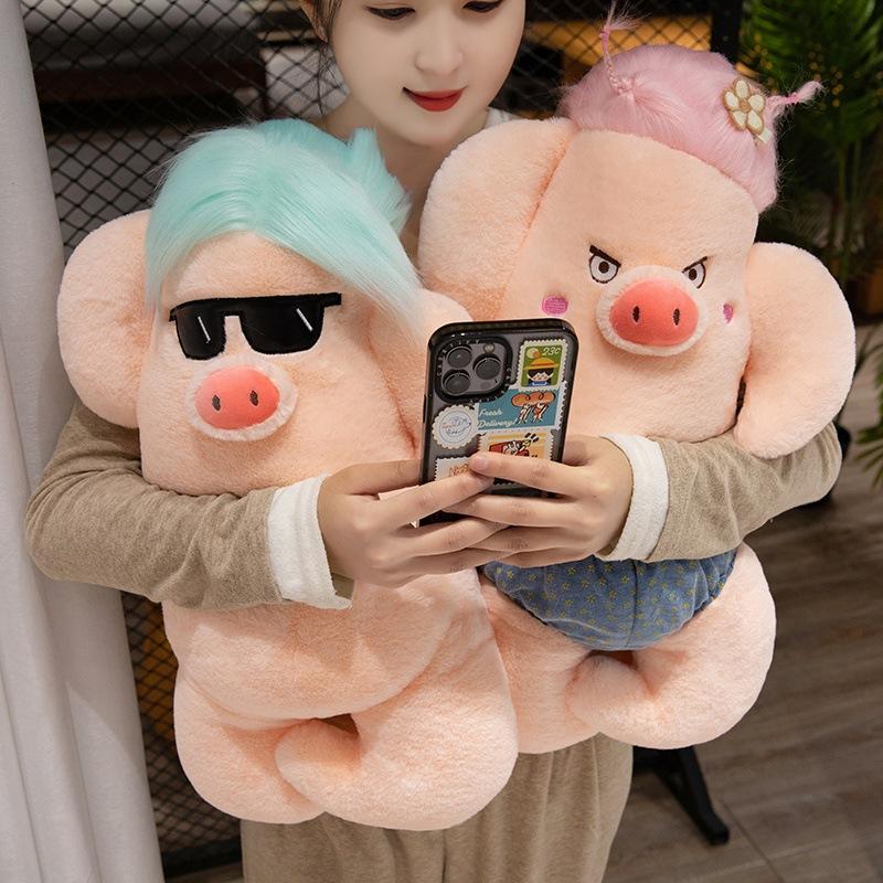 Ugly Cute Funny Pig Throw Pillow Plush Toy Doll Piglet Doll Home Pillow Cushion Doll