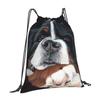 Beste Schwarzes Muster Design Tasche Schülerrucksack Berner Sennenhund