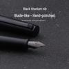 Classic Business Signature Fountain Pen with Ink Cartridge for Calligraphy Practice - Gift Pen with Engraving for Students