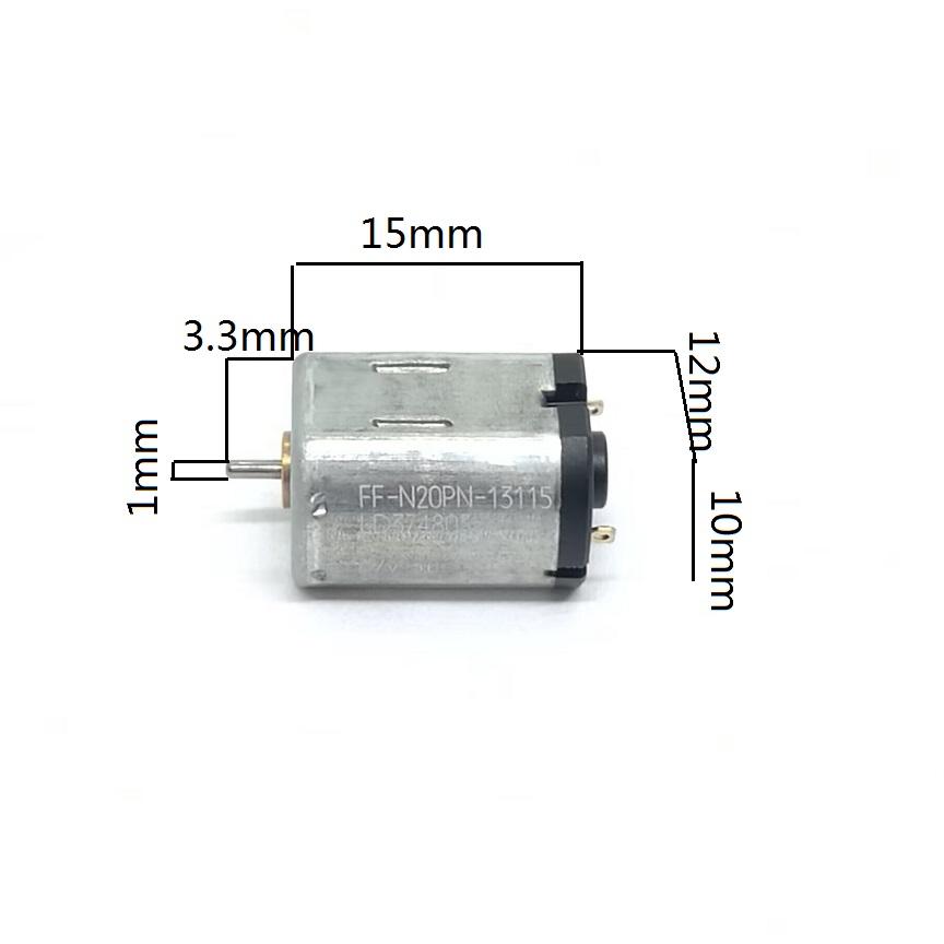 1PCS Brand New FF-N20PN-13115 N20 Micro DC Motor 1.5-6VDC 40000RPM High Speed Precious-metal Brush
