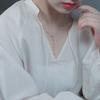 Starry Faux Pearl Tassel Clavicle Necklace For Women Light Luxury Jewelry