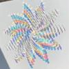 100 Pezzi Foglio Acrilico Olografico Arcobaleno Taglio Laser Colore Iridescente Pezzo Decorativo Artigianato Fai da Te Per Progetto Artistico Fatto a Mano Ornamento da Parete