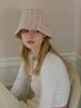 Olinkeompeulliteu Tweed Basic Bucket Hat (Pink)