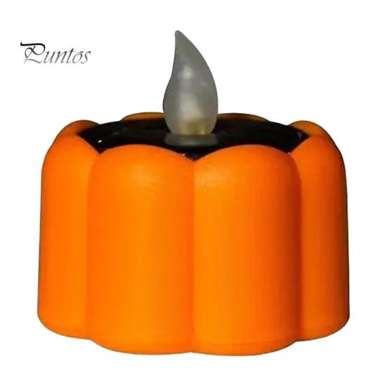 Versatile Indoor Outdoor Night Decor Solar Pumpkin Garden Light, Flickering LED Candle Lantern, Waterproof Holiday Atmosphere Table Decorations