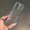 Half Pack PC Matte Hard Shell Suitable for Apple 17 Mobile Phone Case Frameless Huawei P70 Transparent Protective Case Xiaomi 15
