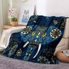 Mandala Elephant Blanket Flannel Breathable Super Warm Throw Blankets for Bedding Travel Bedroom Soft Throws Home Decor