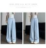 Petite High-Waisted Lazy Pink Polka Dot Summer Silk Pants
