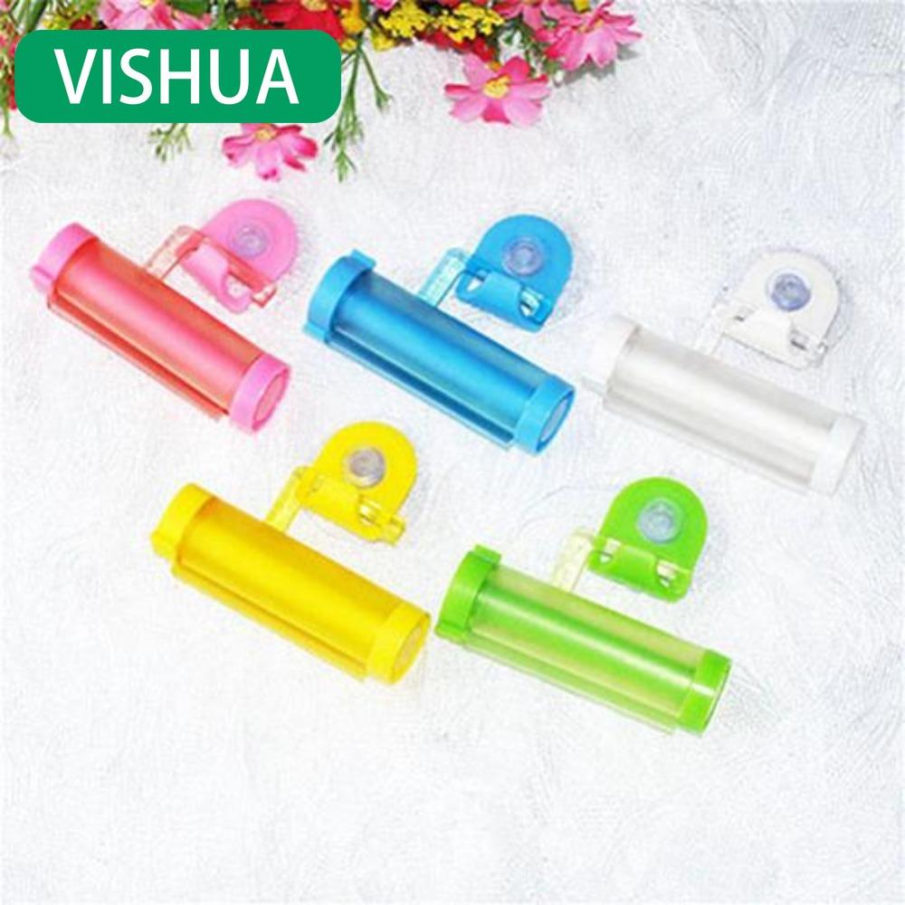 Kunststoffgerät - Eine Saugfußpresse zur bequemen Aufbewahrung und zum gleichmäßigen Ausdrücken von Zahnpastatuben