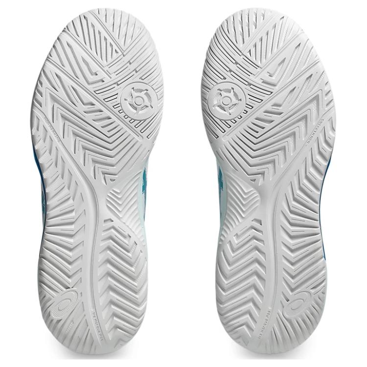 ASICS Gel Dedicate 8 White Teal Blue Women's Sneakers 1042A237-103