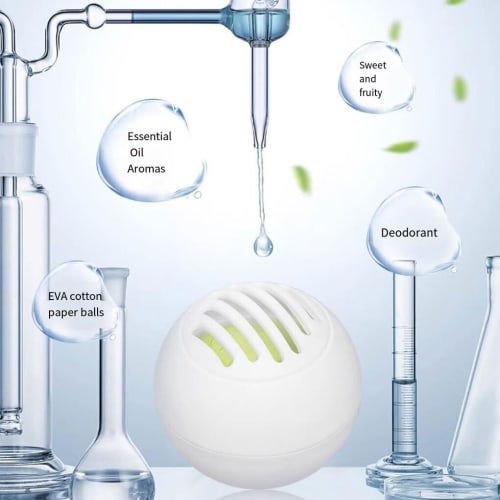 Yiooskl 6 Portable Shoe Deodorizer Balls, Compact Plastic Air Freshener Balls for Freshness On the Go