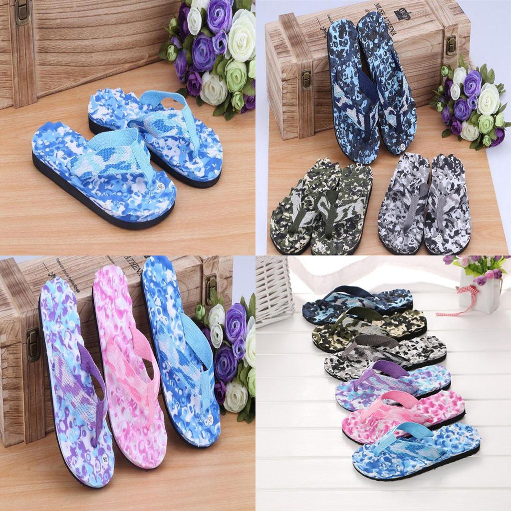 Premium Quality Camouflage Flat Slippers With Comfortable Massage Features For Summer