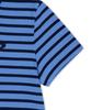 WACKY WILLY Women'S Striped Short Sleeve T-Shirt Navy
