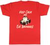 Keep Calm and Eat Brownies Mens TShirt Funny Chocolate Brownie Tee Gift
