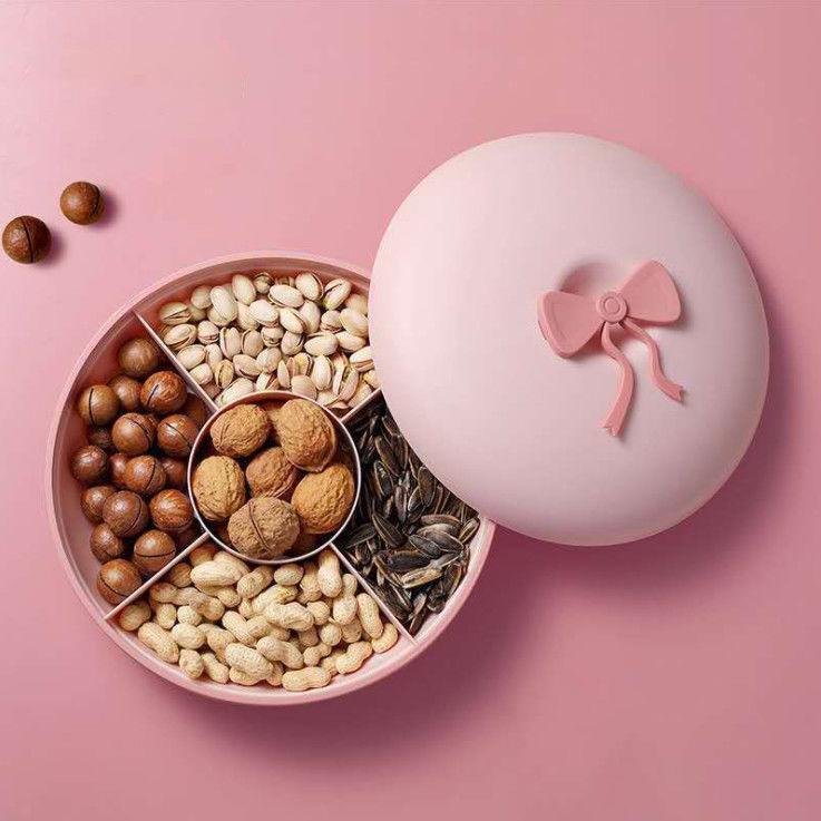 

Креативная модная домашняя тарелка с сухофруктами, горшок для конфет, журнальный столик в скандинавском минималистском стиле, коробка для фруктов, отдельный поднос для фруктов с крышкой One size