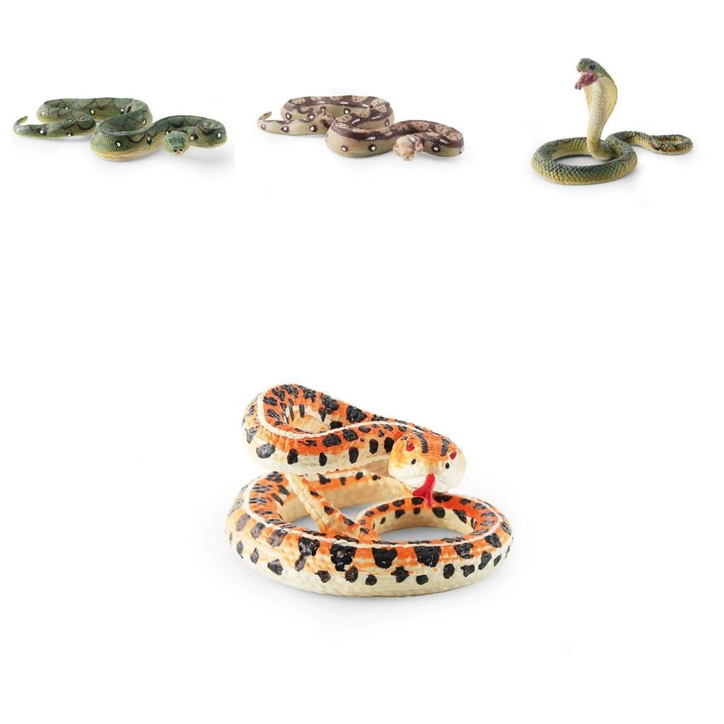 Realistic Snake Model Static Desk Ornament For Reptile Enthusiasts