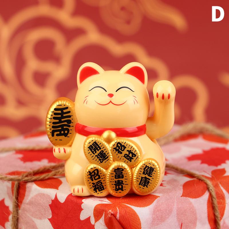 

1 шт. Мини-китайский счастливый кот на солнечной батарее, машущий рукой, приветственный кот, милый счастливый кот, домашний автомобильный декор, подарок