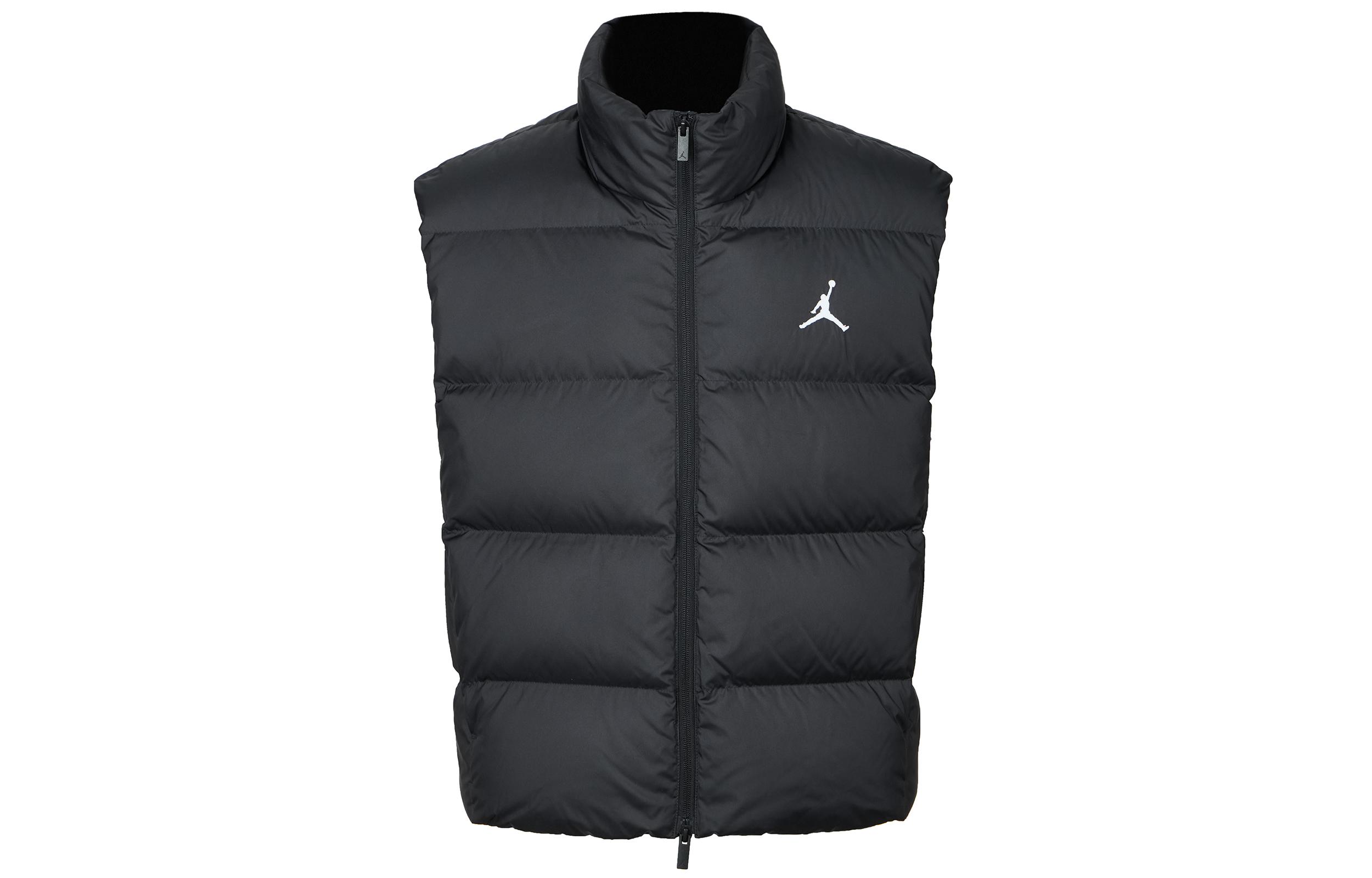 Мужские пуховые жилеты Jordan Flight Черный Стойка Умеренный IF4262-010 2XL