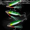 Red Green Fishing Lure Iron Spinning Baits Durable Metal Jig Lure