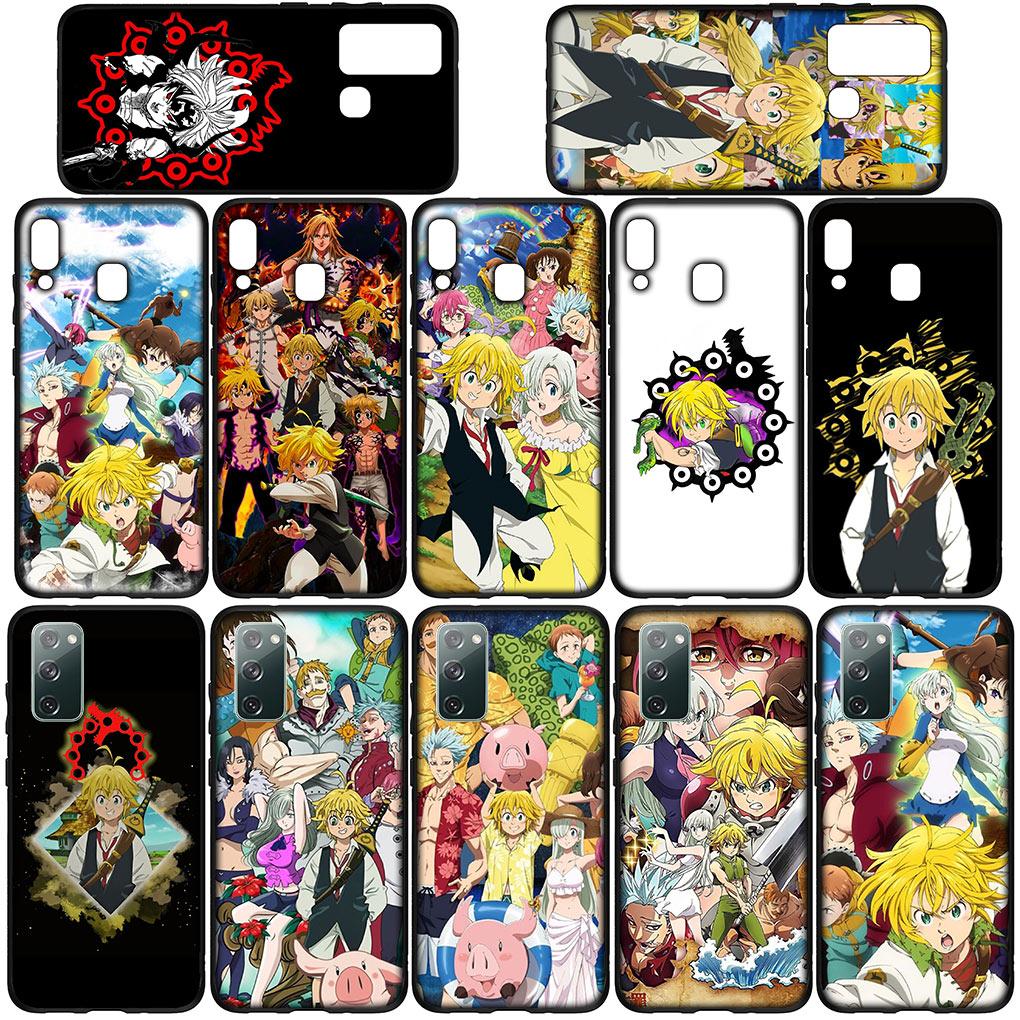 Anime Sedm smrtelných hříchů Meliodas Kryt na telefon pro Samsung Galaxy A10 A20 A53 A30 A31 A32 A50 A51 A52 A12 A33 Měkký TPU kryt