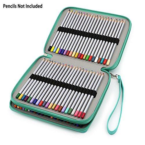 Sumnacon Large Capacity Colored Pencil Case, Pencil Case, Holds 120 Pencils, Pencil Holder, Colored Pencil Storage Case, Simple, Large Capacity, Popul