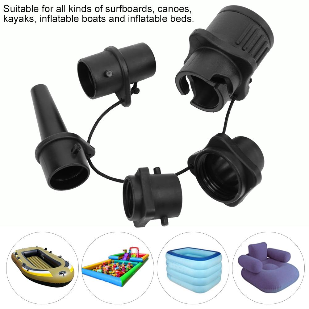 Kayak Air Valve Connector MultiFunction Boat Valve Adapter Inflation Surfboard Accessory