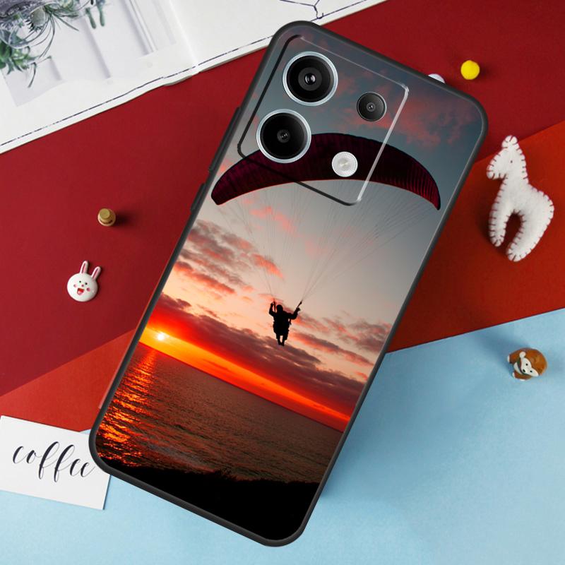 Paragliding Sport Case For Xiaomi Redmi Note 14 12 11 10 13 Pro 15 Pro Plus Redmi 15 14C 10C 12C 13C 15C Cover
