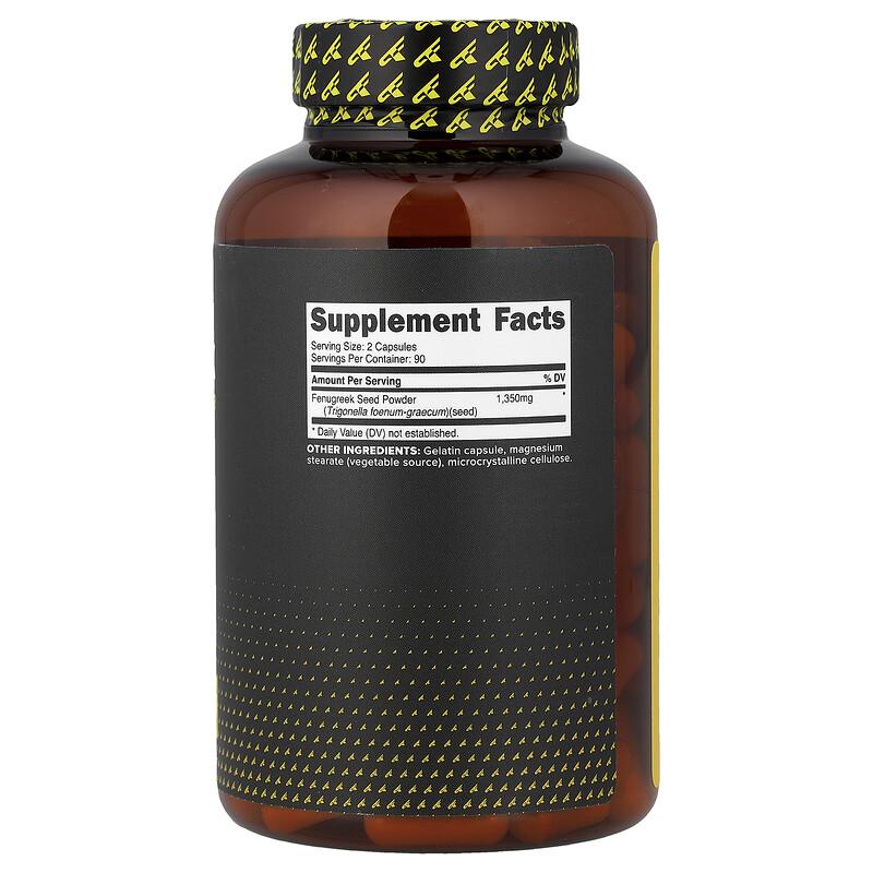 Fenugreek, 180 Capsules (675 mg per Capsule)